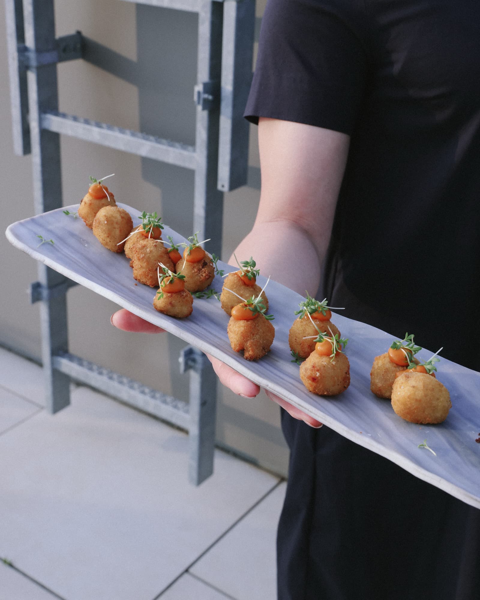 Dish prepared for Erste Bank event