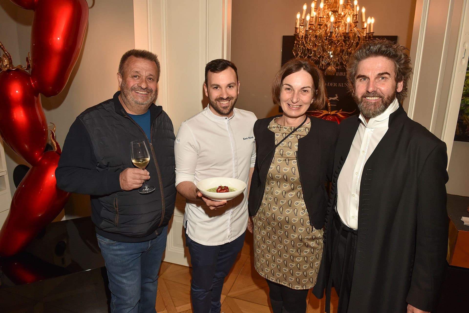 Kevin Micheli with Erich Stekovics & Priska and Hermann Nachbaur