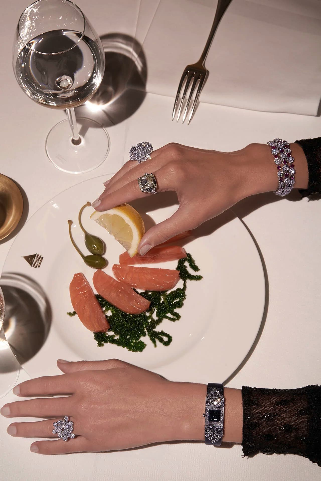 Fine dining plate
