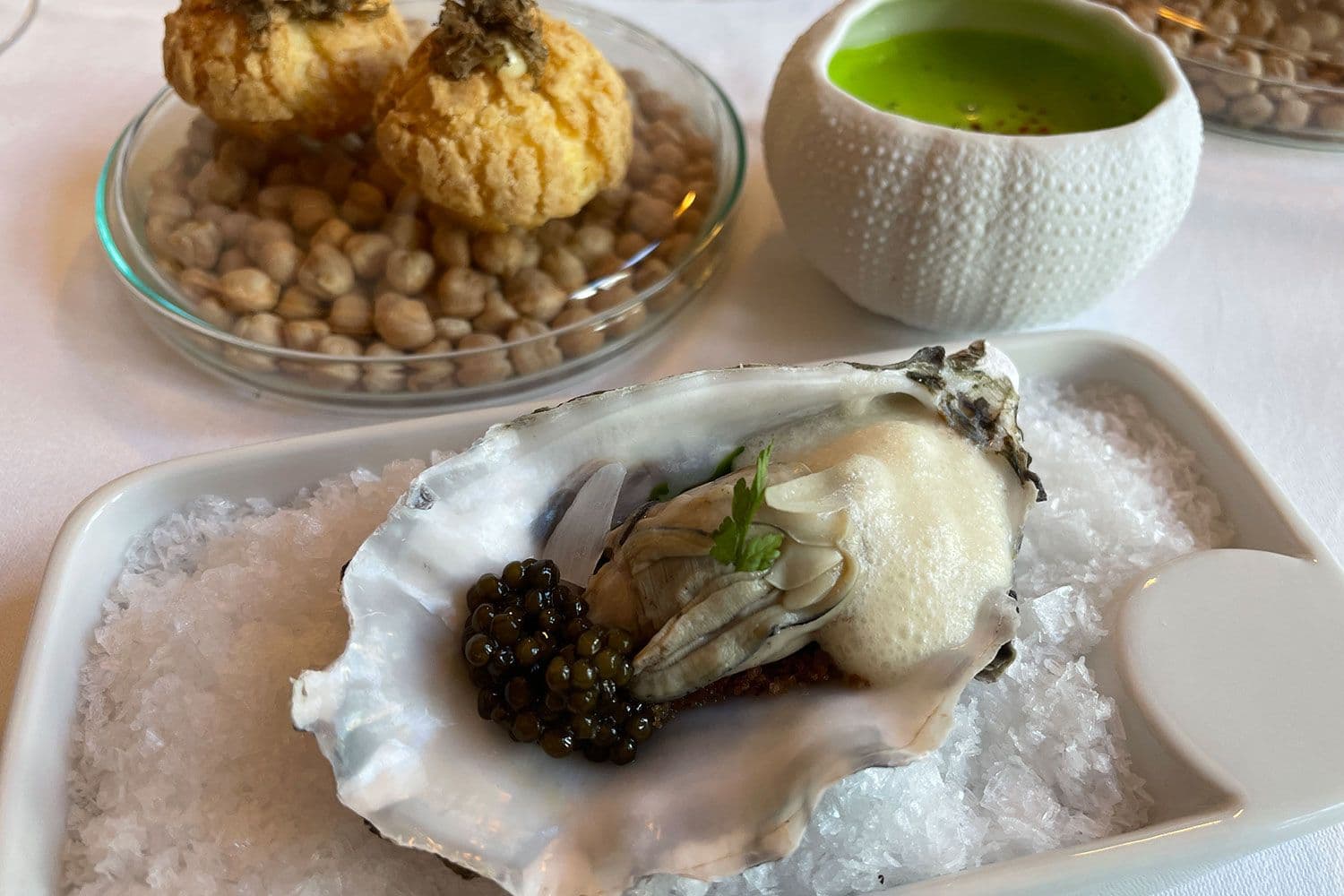 Oyster dish by Kevin Micheli